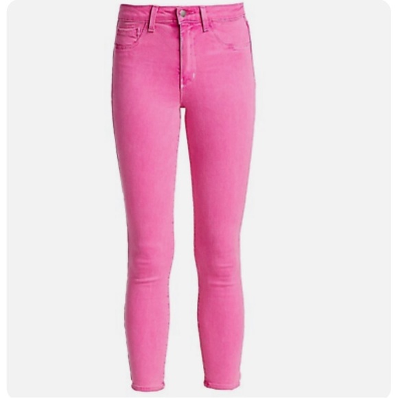 L'AGENCE Denim - L’Agence marguerite magenta jean size 25 *Missing inner tag*